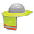 Kishigo Full Brim Sun Shield - Kishigo 2873 - 2874 Lime One Size