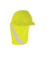 Kishigo Hard Hat Nape Protector - Kishigo 2808 - 2809 Lime One Size