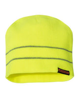 Kishigo High Viz Reflective Beanie - Kishigo 2826 - 2827 Lime One Size