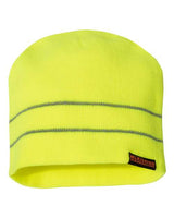 Kishigo High Viz Reflective Beanie - Kishigo 2826 - 2827 Lime One Size