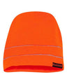 Kishigo High Viz Reflective Beanie - Kishigo 2826 - 2827 Orange One Size