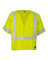 Kishigo Men's Flame Resistant Economy Vest - Kishigo F498 Lime M