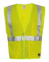 Kishigo Men's Flame Resitant Breathable Mesh Vest - Kishigo FM389 Lime M