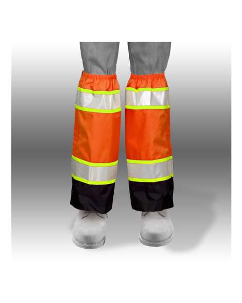 Kishigo Men's Premium Black Series® Waterproof Gaiters - Kishigo 3934 - 3935 Orange One Size