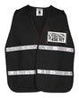 Kishigo Unisex 700 Series Incident Command Vest - Kishigo 3700 3702i Black One Size