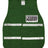 Kishigo Unisex 700 Series Incident Command Vest - Kishigo 3700 3705I Green One Size