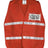 Kishigo Unisex 700 Series Incident Command Vest - Kishigo 3700 3707I International Orange One Size
