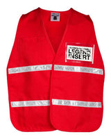 Kishigo Unisex 700 Series Incident Command Vest - Kishigo 3700 3708I Red One Size