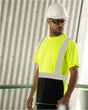 Kishigo Unisex Black Bottom Class 2 T-Shirt - Kishigo 9162 Lime M