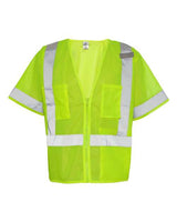 Kishigo Unisex Class 3 Economy Vest - Kishigo 1264 - 1265 Lime M