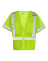 Kishigo Unisex Class 3 Economy Vest - Kishigo 1264 - 1265 Lime M