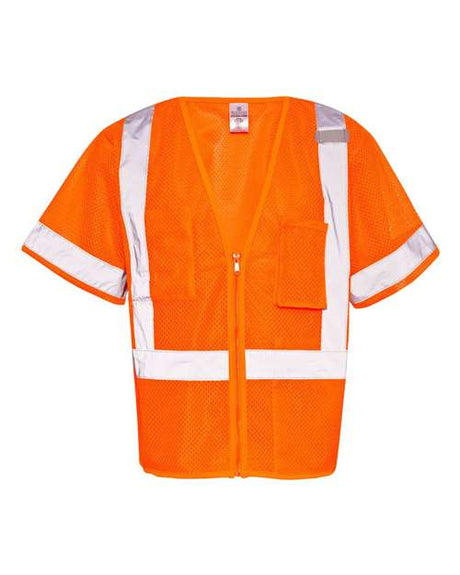 Kishigo Unisex Class 3 Economy Vest - Kishigo 1264 - 1265 Orange M