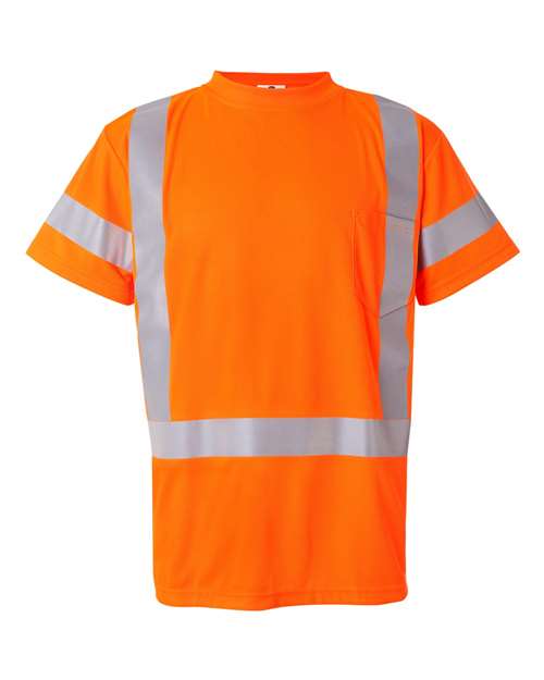 Kishigo Unisex Class 3 T-Shirt - Kishigo 9118 - 9119 Orange M