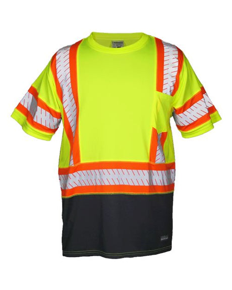 Kishigo Unisex DOT Class 3 T-Shirt - Kishigo 9179 Lime M