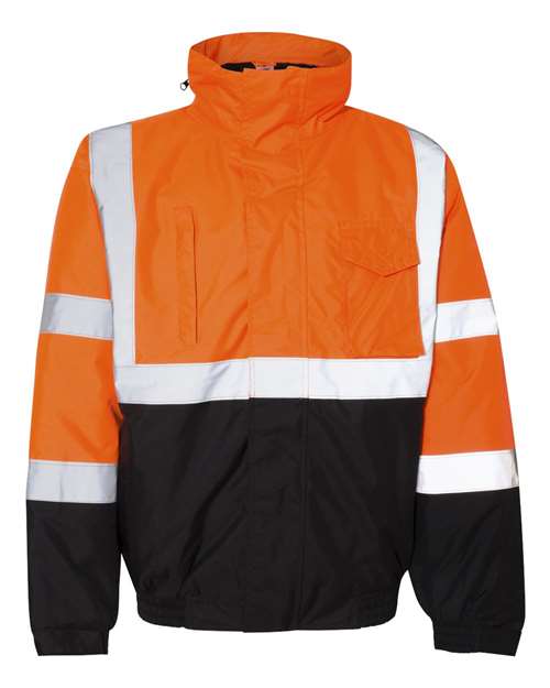 Kishigo Unisex Economy Bomber Jacket - Kishigo JS121 - 122 Orange M