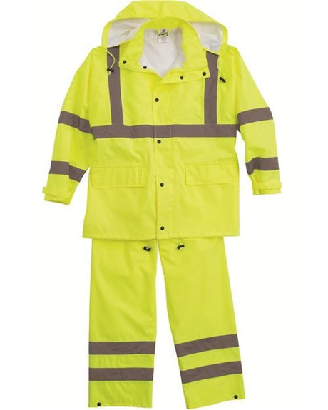 Kishigo Unisex Economy Full Rainsuit - Kishigo RW110 - 111 Lime S/M