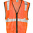 Kishigo Unisex Economy Mesh 6 - Pocket Vest - Kishigo 1191 - 1192 Orange S/M