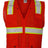 Kishigo Unisex EV Series® Enhanced Visibility Multi - Pocket Mesh Vest - Kishigo B100 - 111 Red/Lime - B103 S/M