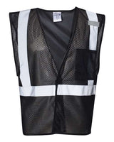 Kishigo Unisex EV Series® Enhanced Visibility Non - ANSI Vest - Kishigo B120 - 131 Black - B120 S/M