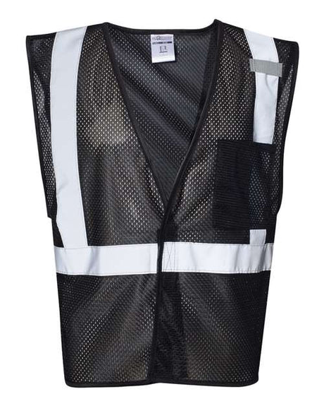 Kishigo Unisex EV Series® Enhanced Visibility Non - ANSI Vest - Kishigo B120 - 131 Black - B120 S/M