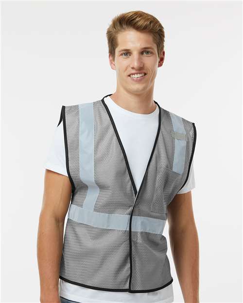 Kishigo Unisex EV Series® Enhanced Visibility Non - ANSI Vest - Kishigo B120 - 131 Grey - B131 S/M