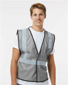 Kishigo Unisex EV Series® Enhanced Visibility Non - ANSI Vest - Kishigo B120 - 131 Grey - B131 S/M