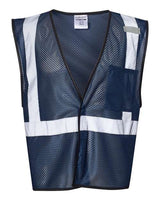 Kishigo Unisex EV Series® Enhanced Visibility Non - ANSI Vest - Kishigo B120 - 131 Navy Blue - B127 S/M