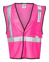 Kishigo Unisex EV Series® Enhanced Visibility Non - ANSI Vest - Kishigo B120 - 131 Pink - B126 S/M