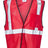 Kishigo Unisex EV Series® Enhanced Visibility Non - ANSI Vest - Kishigo B120 - 131 Red - B122 S/M