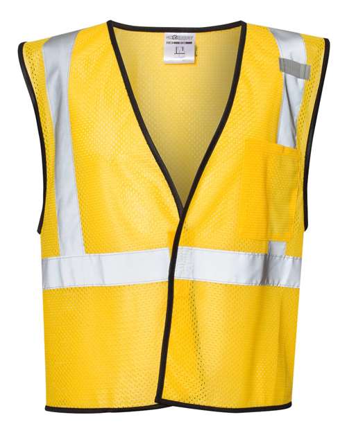 Kishigo Unisex EV Series® Enhanced Visibility Non - ANSI Vest - Kishigo B120 - 131 Yellow - B125 S/M