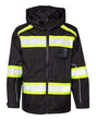 Kishigo Unisex EV Series® Enhanced Visibility Premium Jacket - Kishigo B300 - 303 Black/ Lime XL