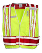 Kishigo Unisex Fire Vest - Kishigo 4003BV Lime/ Red M/XL