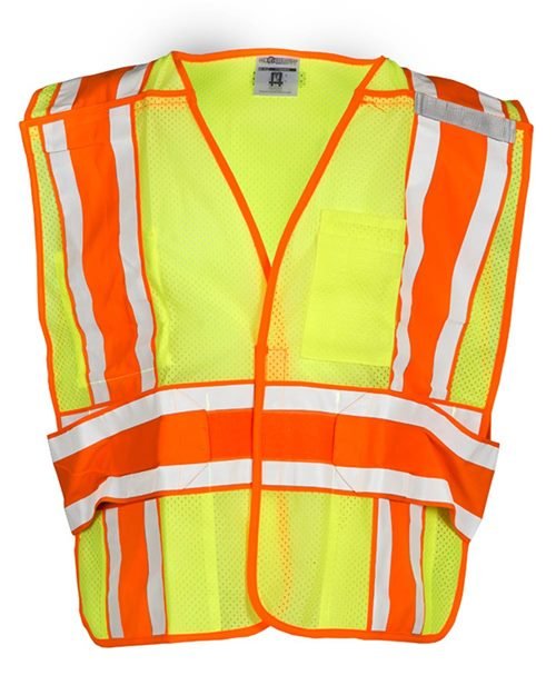 Kishigo Unisex Four Season Breakaway Vest - Kishigo 1166B Lime M/XL