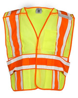 Kishigo Unisex Four Season Breakaway Vest - Kishigo 1166B Lime M/XL