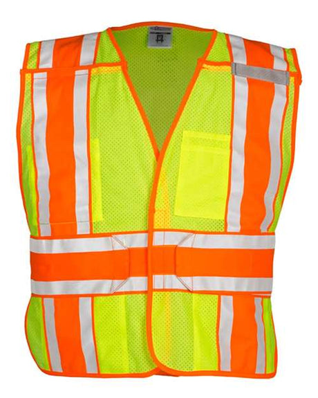 Kishigo Unisex Four Season Breakaway Vest - Kishigo 1166B Lime M/XL