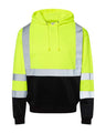 Kishigo Unisex Hi - Vis Hooded Sweatshirt - Kishigo JS154 Lime S