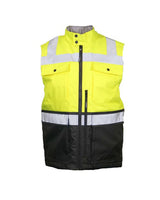 Kishigo Unisex Insulated Class 2 Vest - Kishigo IN400 Lime M