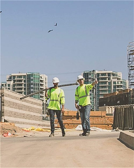 Kishigo Unisex Long Sleeve Class 3 T-Shirt - Kishigo 9145 - 9146 Lime S