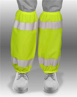 Kishigo Unisex Mesh Gaiters - Kishigo 3930 - 3931 Lime One Size