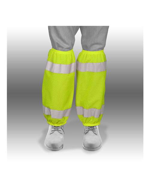 Kishigo Unisex Mesh Gaiters - Kishigo 3930 - 3931 Lime One Size