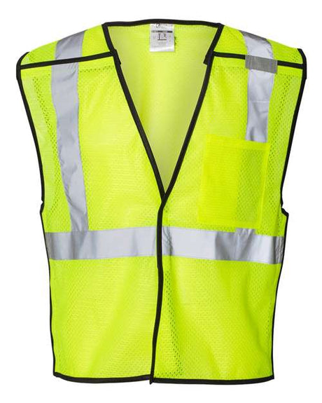 Kishigo Unisex One - Pocket Breakaway Vest - Kishigo 1535 - 1536 Lime S/M