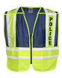 Kishigo Unisex Police Vest - Kishigo 8051BZ Lime/ Blue M/XL