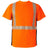 Kishigo Unisex Premium Black Series® Breathable Tape Class 2 T-Shirt - Kishigo 9114 - 9115 Orange M
