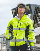 Kishigo Unisex Premium Black Series® Class 3 Soft Shell Jacket - Kishigo JS137 - 138 Lime S