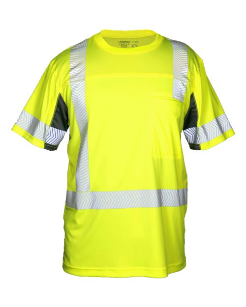 Kishigo Unisex Premium Black Series® Cool Touch Class 3 T-Shirt - Kishigo 9175 Lime M