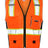 Kishigo Unisex Premium Black Series® Heavy - Duty Vest - Kishigo 1513 - 1514 Orange M