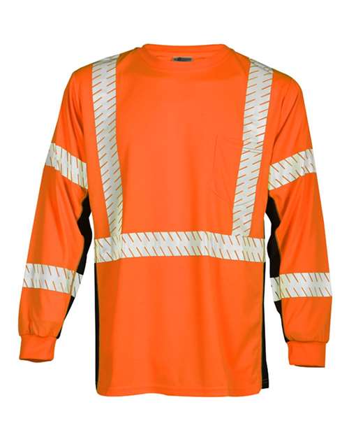 Kishigo Unisex Premium Black Series® Long Sleeve T-Shirt - Kishigo 9134 - 9135 Orange M