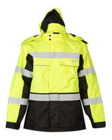 Kishigo Unisex Premium Black Series® Parka - Kishigo JS140 - 141 Lime M