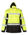 Kishigo Unisex Premium Black Series® Parka - Kishigo JS140 - 141 Lime M