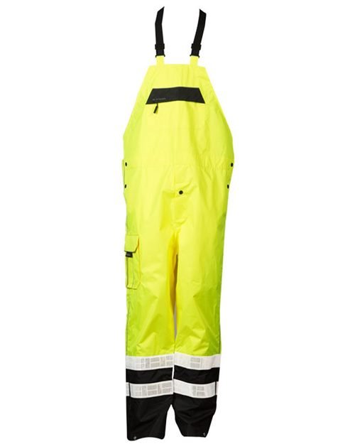 Kishigo Unisex Premium Black Series® Rainwear Bib - Kishigo RWB106 - 107 Lime S/M